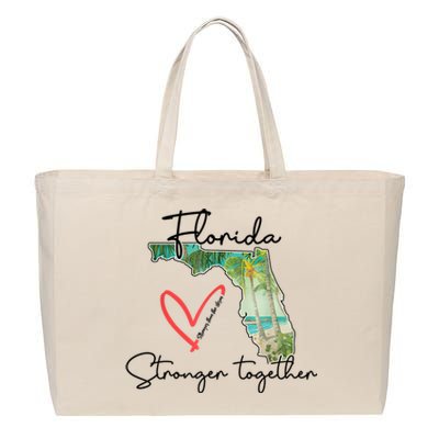 Pray For Tampa Bay Florida Strong Cotton Canvas Jumbo Tote