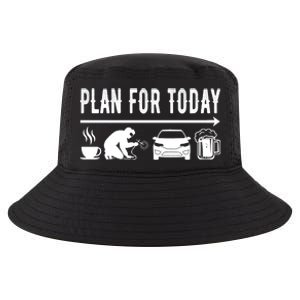 Plan For Today Coffee Welding Cars Beer Cool Comfort Performance Bucket Hat