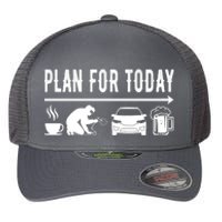 Plan For Today Coffee Welding Cars Beer Flexfit Unipanel Trucker Cap