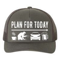 Plan For Today Coffee Welding Cars Beer Yupoong Adult 5-Panel Trucker Hat