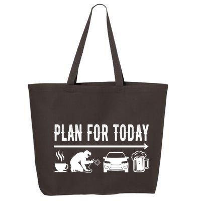 Plan For Today Coffee Welding Cars Beer 25L Jumbo Tote
