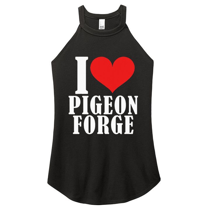 Pigeon Forge Tennessee Great Smoky Mountains National Park Women's Perfect Tri Rocker Tank