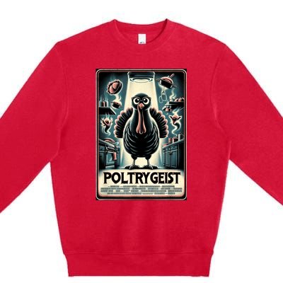 Poltrygeist Funny Thanksgiving Premium Crewneck Sweatshirt