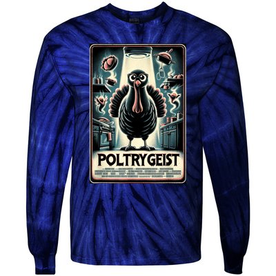 Poltrygeist Funny Thanksgiving Tie-Dye Long Sleeve Shirt