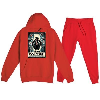 Poltrygeist Funny Thanksgiving Premium Hooded Sweatsuit Set