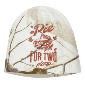 Pie For Two Please Thanksgiving Pregnancy Announcement Kati - Camo Knit Beanie