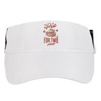 Pie For Two Please Thanksgiving Pregnancy Announcement Adult Drive Performance Visor