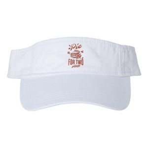 Pie For Two Please Thanksgiving Pregnancy Announcement Valucap Bio-Washed Visor