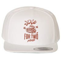 Pie For Two Please Thanksgiving Pregnancy Announcement Wool Snapback Cap