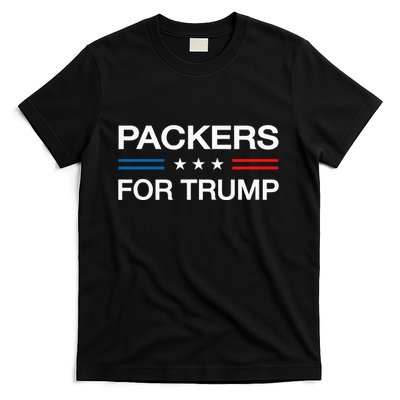 Packers For Trump Funny Election 2024 Vote Warehouse Packer T-Shirt