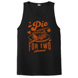 Pie For Two Please Fall Vibes Thanksgiving Pregnancy Reveal PosiCharge Competitor Tank