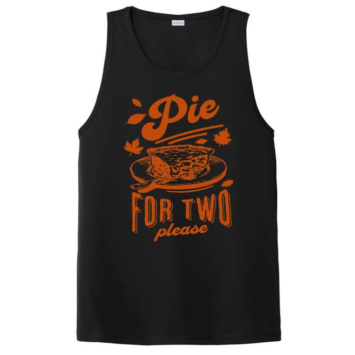 Pie For Two Please Fall Vibes Thanksgiving Pregnancy Reveal PosiCharge Competitor Tank