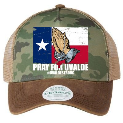 Pray For Uvalde Texas Strong Legacy Tie Dye Trucker Hat