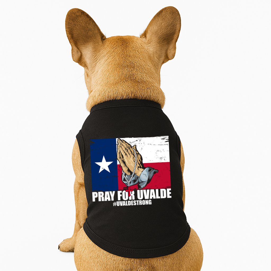 Pray For Uvalde Texas Strong Doggie Tank