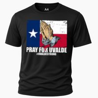 Pray For Uvalde Texas Strong Cooling Performance Crew T-Shirt