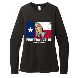 Pray For Uvalde Texas Strong Womens CVC Long Sleeve Shirt