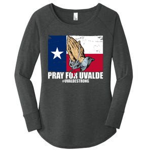 Pray For Uvalde Texas Strong Women's Perfect Tri Tunic Long Sleeve Shirt