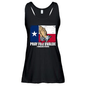 Pray For Uvalde Texas Strong Ladies Essential Flowy Tank