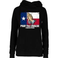 Pray For Uvalde Texas Strong Womens Funnel Neck Pullover Hood