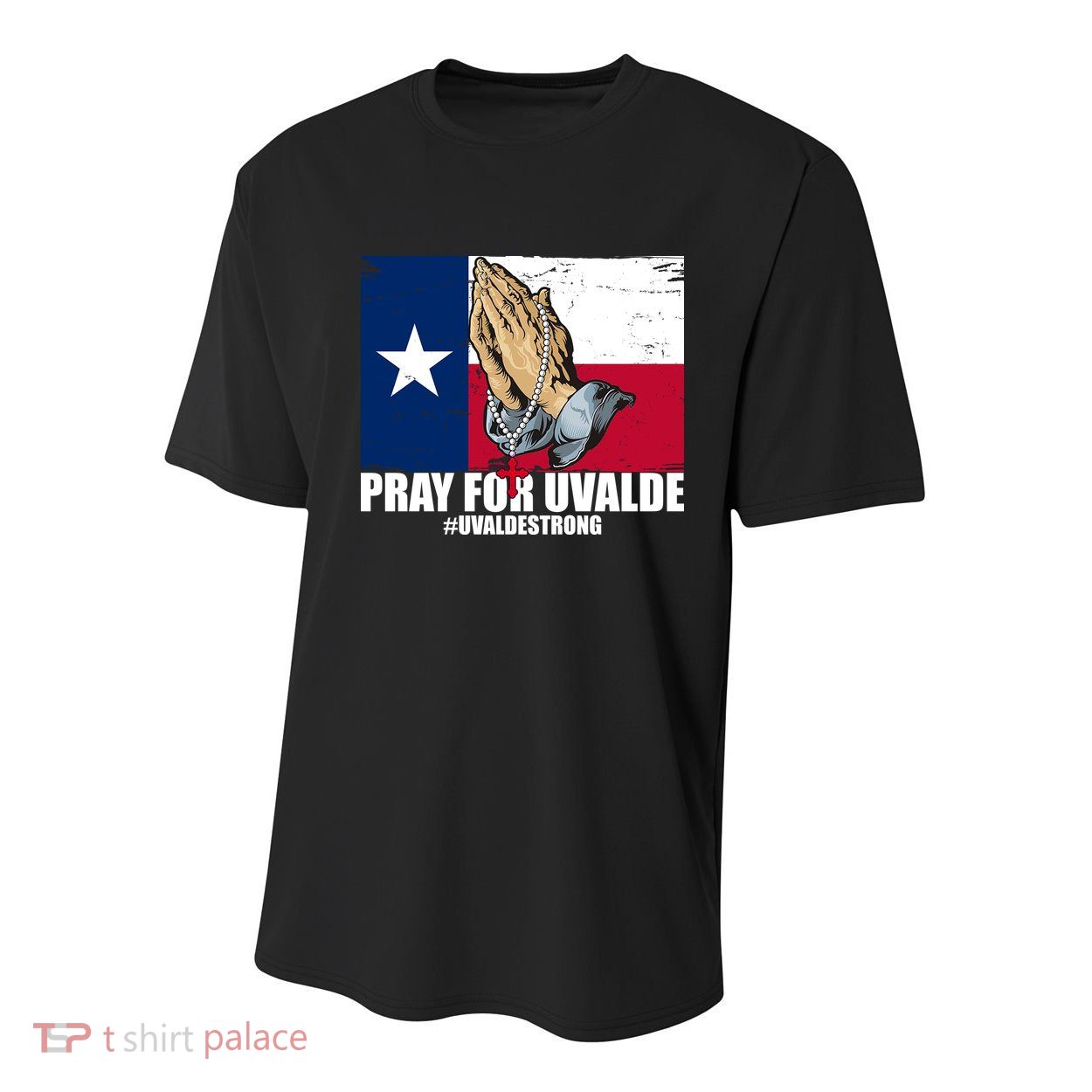 Pray For Uvalde Texas Strong Youth Performance Sprint T-Shirt