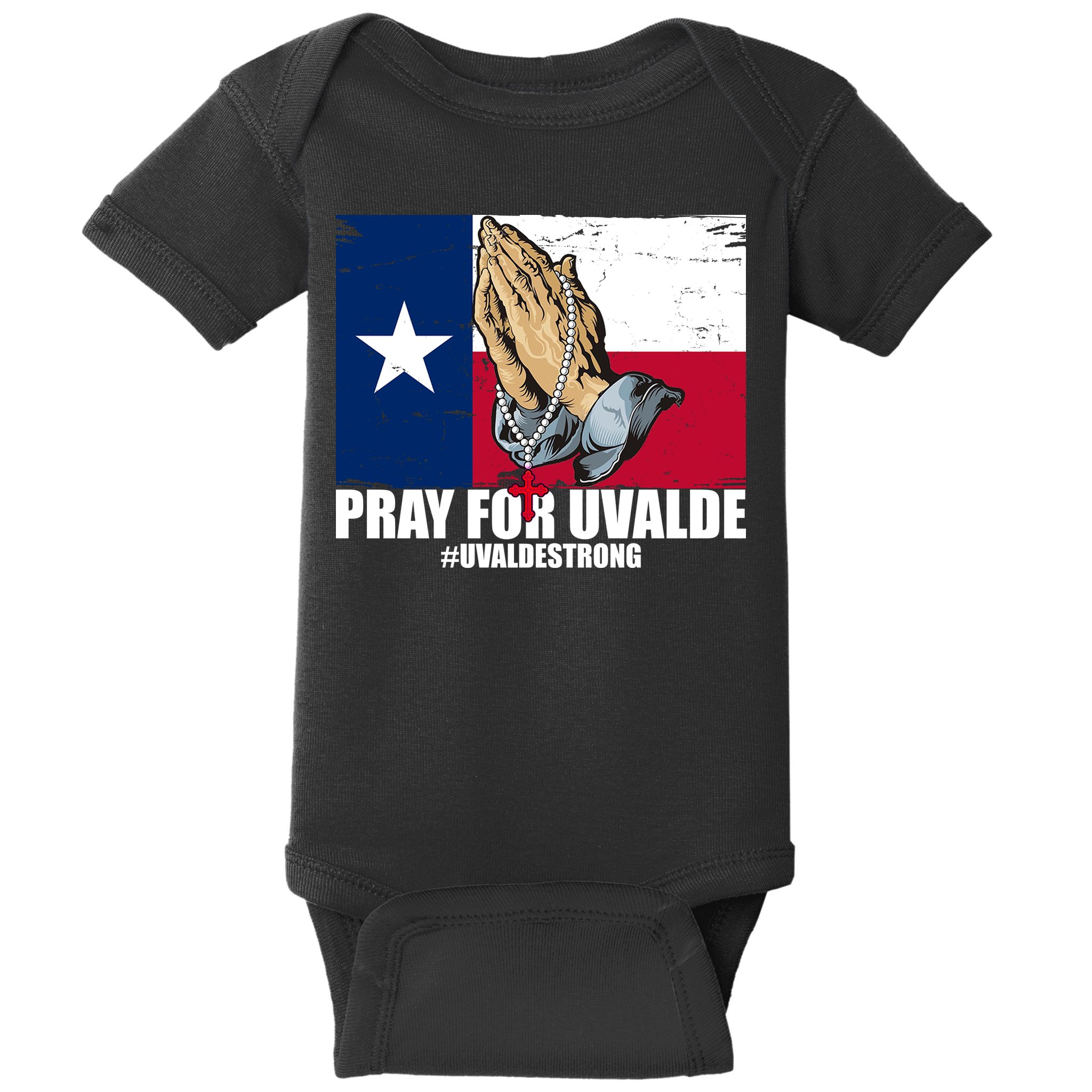 Pray For Uvalde Texas Strong Baby Bodysuit