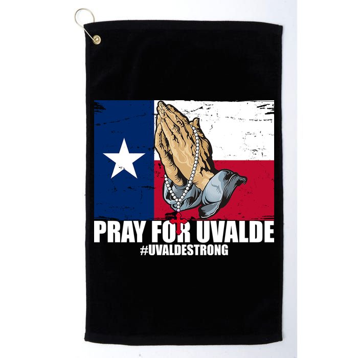 Pray For Uvalde Texas Strong Golf Towel