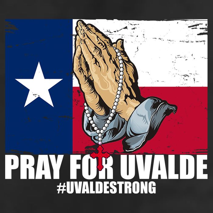 Pray For Uvalde Texas Strong Golf Towel
