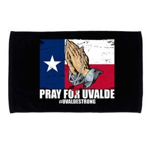 Pray For Uvalde Texas Strong Microfiber Hand Towel