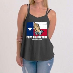 Pray For Uvalde Texas Strong Women's Strappy Tank