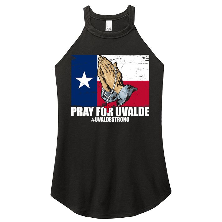 Pray For Uvalde Texas Strong Women's Perfect Tri Rocker Tank