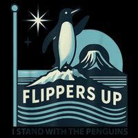 Penguin Flippers Up I Stand With The Penguins Wool Snapback Cap