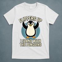  Penguin Flippers Up I Stand With The Penguins T-Shirt