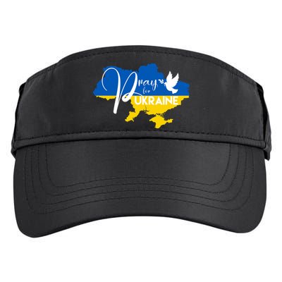 Pray For Ukraine Dove Adult Drive Performance Visor
