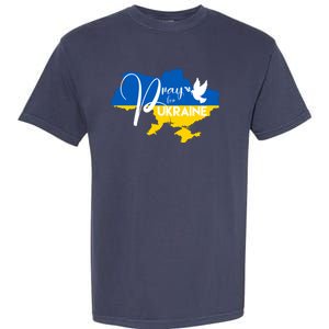 Pray For Ukraine Dove Garment-Dyed Heavyweight T-Shirt