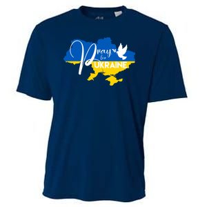 Pray For Ukraine Dove Cooling Performance Crew T-Shirt