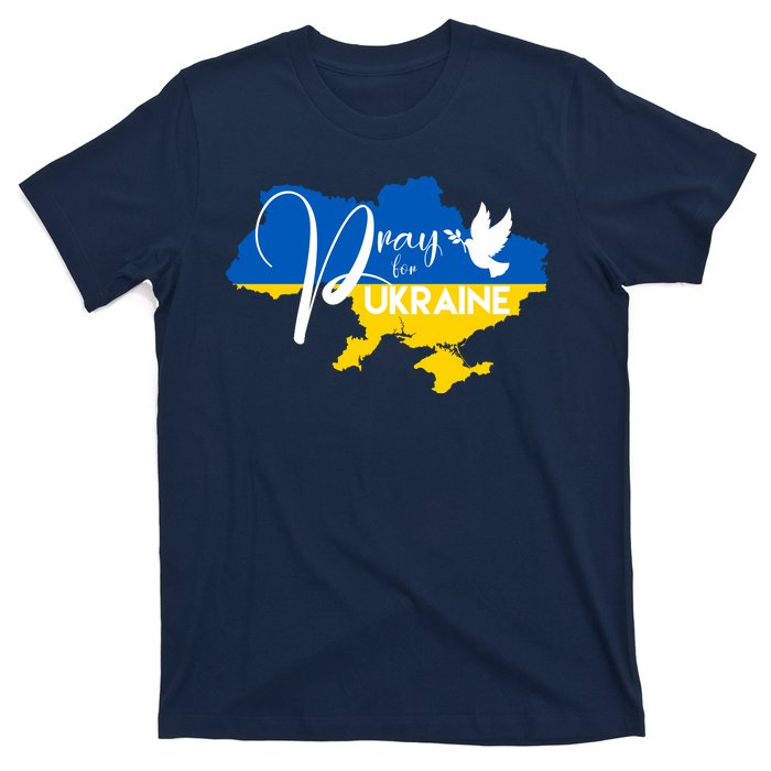 Pray For Ukraine Dove T-Shirt