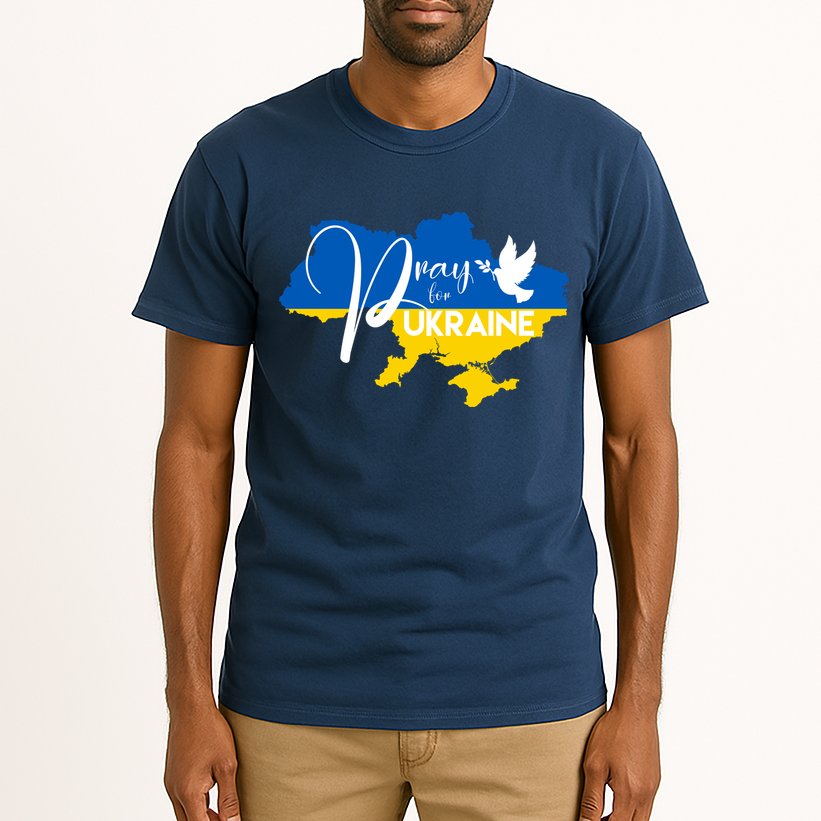 Pray For Ukraine Dove Tall T-Shirt