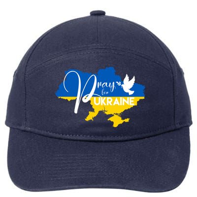 Pray For Ukraine Dove 7-Panel Snapback Hat