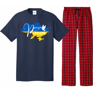 Pray For Ukraine Dove Pajama Set