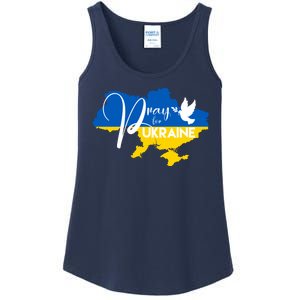 Pray For Ukraine Dove Ladies Essential Tank