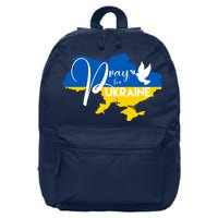 Pray For Ukraine Dove 16 in Basic Backpack