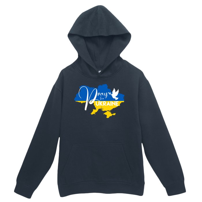 Pray For Ukraine Dove Urban Pullover Hoodie