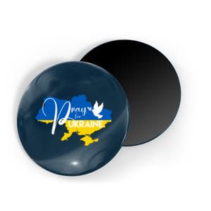 Pray For Ukraine Dove Magnet