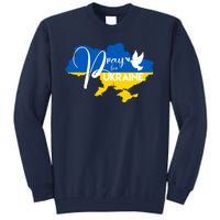 Pray For Ukraine Dove Tall Sweatshirt