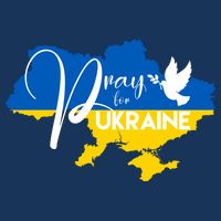 Pray For Ukraine Dove Baby Bodysuit