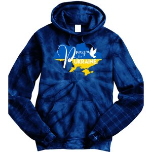 Pray For Ukraine Dove Tie Dye Hoodie