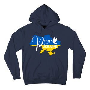 Pray For Ukraine Dove Tall Hoodie