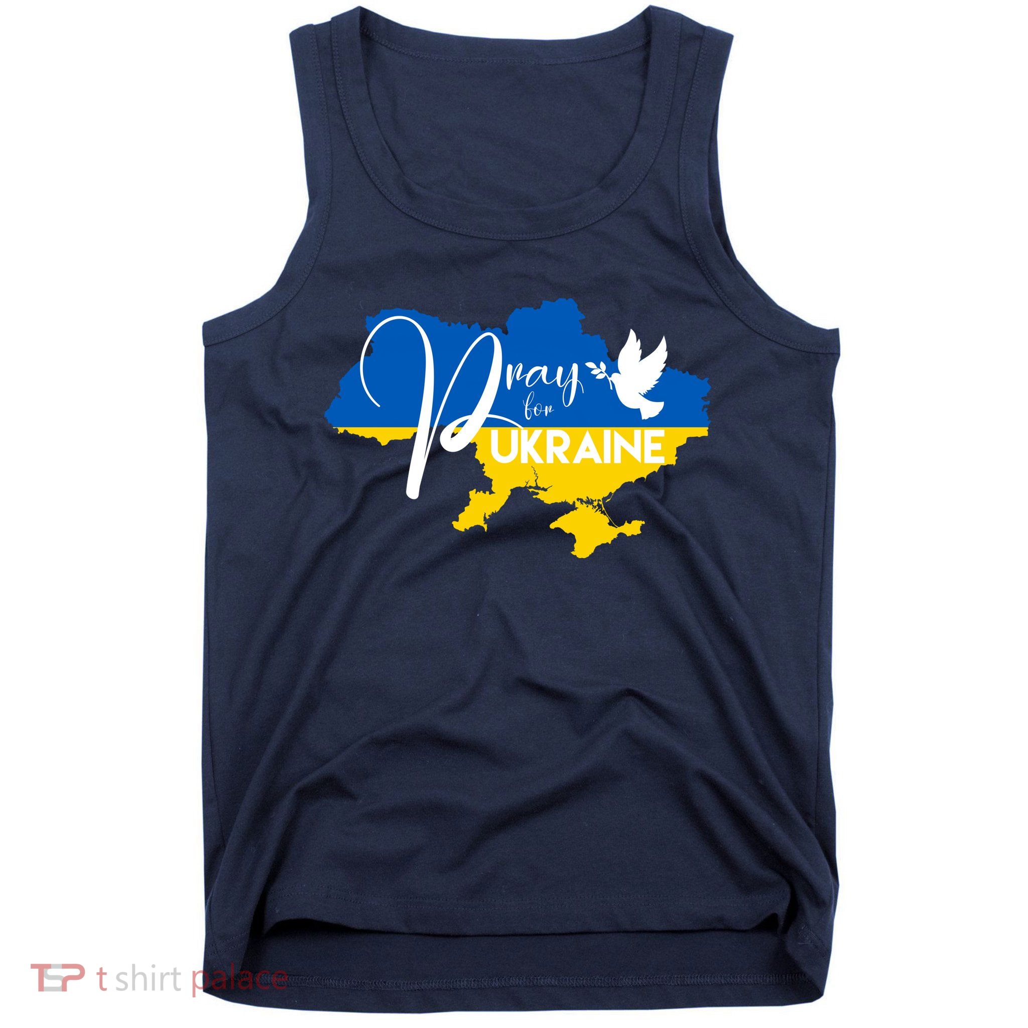 Pray For Ukraine Dove Tank Top