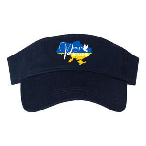 Pray For Ukraine Dove Valucap Bio-Washed Visor