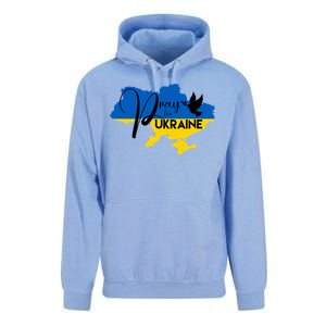 Pray For Ukraine Dove Unisex Surf Hoodie